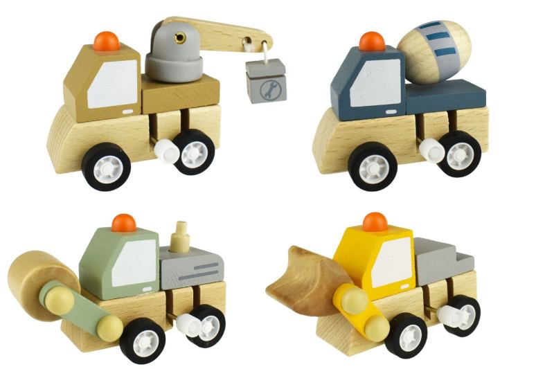 Wind Up Trucks Set of Four